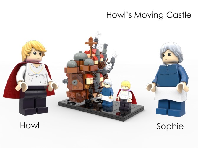Set Lego il castello errante di Howl - studio Ghibli