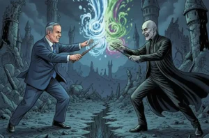 Netanyahu villain, Voldemort